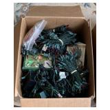 BOX FULL OF MOSTLY NEW CHRISTMAS LIGHTS