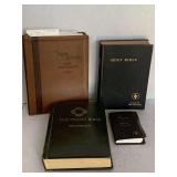 NEW NOTEWORTHY NEW TESTAMENT,  "THE LIVING BIBLE", GIDEON HOLY BIBLE & POCKET NEW TESTAMENT