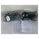 2 NEW 50 LED BATTERY OPERATED W/ TIMER LIGHT SETS