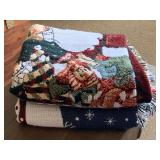 2 CHRISTMAS THROWS