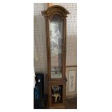 SMALL 2 DOOR 6 SHELF CURIO CABINET (GLASS MISSING FROM BOTTOM DOOR) (DOES NOT INCLUDE CONTENTS) **SPECIAL PICKUP INSTRUCTIONS 15" WIDE X 10" DEEP X 66" TALL