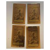 FOUR 2006 1/4 FLORIDA GOLDBACK NOTE 1/4000TH OF TROY OZ OF PURE 24KT FINE GOLD .9999 FEATURES PAX THE ROMAN VIRTUE OF PEACE UNDERWATER AT MOLASSES REEF