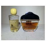 VINTAGE AVON PERLE NOIRE EAU DE TOILETTE 1.6 FL OZ (7/8 FULL) & VINTAGE AVON PRETTY PEACH COLOGNE 2 FL OZ (3/4 FULL)
