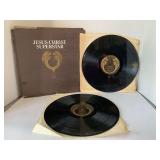 1970 ANDREW LLOYD WEBBER AND TIM RICE "JESUS CHRIST SUPERSTAR - A ROCK OPERA" 2 LPS RECORDED IN ENGLAND (COVER DAMAGED)