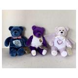 2001 HOLY BEAR "TRUE LOVE WAITS", 2002 HOLY BEAR "AIR BEARS - BLUE ANGELS" & 2001 HOLY BEAR "JABEZ"