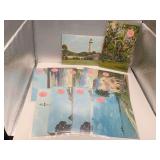 11 VINTAGE POSTCARDS FROM ST SIMONS ISLAND, GA