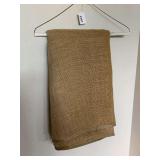 6FT SQUARE BURLAP TABLECLOTH
