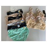 7 NEW W/ TAG XL BIKINI/HIPSTER PANTIES & 4 NEW W/ TAG XL BRAS