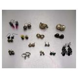 15 PAIR PIERCED EARRINGS