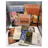 9 PIECES OF VINTAGE ADVERTISEMENT MEMORABILIA