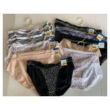 10 NEW W/ TAG XL BIKINI/HIPSTER PANTIES
