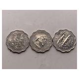 1989 COMMONWEALTH OF THE BAHAMAS 10 CENT COIN & 2000-2005 COMMONWEALTH OF THE BAHAMAS