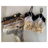 7 NEW W/ TAG 2XL THONG PANTIES & 3 NEW W/ TAG 2XL BRAS