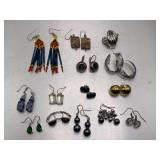 14 PAIR PIERCED EARRINGS