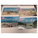 4 VINTAGE POSTCARDS FROM JEKYLL ISLAND, GA