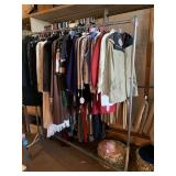 HEAVY DUTY COMMERCIAL METAL ROLLING CLOTHES RACK 65" LONG X 24" DEEP X 78" TALL ***SPECIAL PICKUP INSTRUCTIONS (DOES NOT INCLUDE CONTENTS)