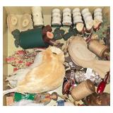 Cowboy Western Themed Decoration Box. With Enough Ornaments for a Small Tree. Boots, Covered Wagons, Saddles & More.