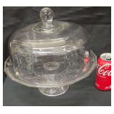 Avalon Clear Glass Pedestal Cake Stand by Anchor Hocking