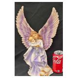 Vintage Seraphim Classics Maternal Angel and Child Resin Sculpture
