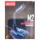 Bonks M2 USB RGB Noise Reduction Computer Desktop Microphone Adjustable