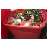 Very Large Christmas Box Lot of Misc. Type Ornaments; Including Radko, Lenox, Vintage Hallmark, & Much Much More!
