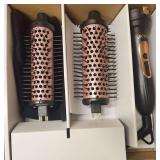 Heated Round  Brush 2 In 1 Thermal Brush Barrel Size 1.25" x 1.5" 145W 210F - 430F