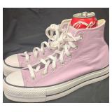 New Without Box; Leather Converse Chuck Taylor All Star Lift Platform High Top Sneakers Size 8