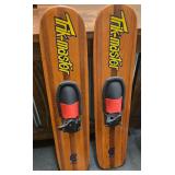 Vintage Cypress Gardens "Trik-Master" Wooden Trick Water Skis. Great for Lakehouse Wall Decor.