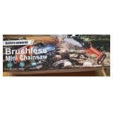 Mini Cordless Chainsaw Kit  Upgraded 4" 2 Batteries Charger 21V