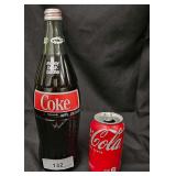Vintage 32-ounce (one quart) Never Opened Coca-Cola Returnable Glass Bottle 1973