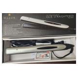 WAZOR Hair Flat Iron 1 Inch Iconic Ceramic Hair Straightener Digital Temperature Control From 284 to 446 Auto Shut Off