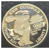 1983 Los Angeles XXIII Olympic U.S. Silver Dollar .90%Ag