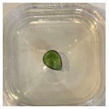 Vibrant Green, Pear-Cut Tsavorite Gemstone (a variety of green tourmaline)