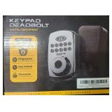 Fingerprint Door Lock Keypad Deadbolt 2- Keys (Open Box)