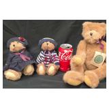 Vintage Boyds Bears Plush Teddy Bear from The Archive Collection, Two Vintage Boyds Bears Plush Teddy Bears Dressed in Nautical-Themed Outfits and Matching Hats