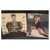 Vintage Grace Jones and Tina Turner LPs