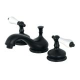 Kingston KS1160PL Widespread Bathroom Faucet, Matte Black (Stock Photos) Open Box