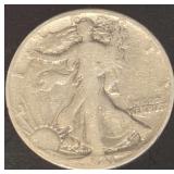 1941  U.S. Walking Liberty Silver Half Dollar. .90%Ag