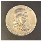 1948 U.S. Franklin Silver Half Dollar .90%Ag.