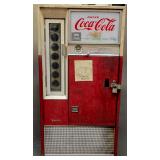 Vintage 1960s Vendo H-63 Coca-Cola Bottle Vending Machine. We Powered Machine On and Within a Matter of Minutes it was Ice Cold. Compressor Runs Very Quiet. Light In Top Does Not Come on. Does Not Hav