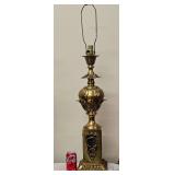Mid-Century Cast Brass Neoclassical/Hollywood Regency Lamp. Very Heavy. Does Not Have Shade or Finial. Matches Lot 105.