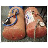 Mobile Air Tanks Maximum Pressure 85-125 PSI  Length 20" Width 10" (Gauges Need Replacing)