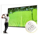 amazgolf Golf Simulator Impact Screen（118 * 78 98 * 98 118 * 118 118 * 138） for Golf Training, Indoor Golf Simulators, Washable Golf Impact Screen for Golf Practice (Stock Photos) Bungee Not Inclu