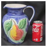 Hand Painted Italian Majolican Pottery/ Decorative Folk Art