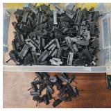 Hidden Fasteners Clips for Deck Fastening 300pcs.
Black Nylon Plastic T Clips, Metal Screws, Composite Decking Boards