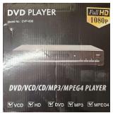 DVD Player DVD/VCD/CD/MP3/MPEG4 Player Model:DVP-608 New