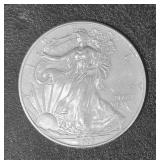 2009 U.S. American Silver Eagle Dollar. 1 Troy oz  .999%Ag