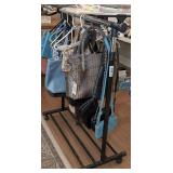 ADJUSTABLE HEIGHT ROLLING LAUNDRY CART - BR1