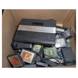 VINTAGE ATARI 7800 PRO SYSTEM GAMING MACHINE AND TONS OF GAME CARTRIDGES