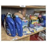 ALL HOUSEHOLD CLEANING SUPPLIES AND MORE IN SHELF SECTION MARKED 3057